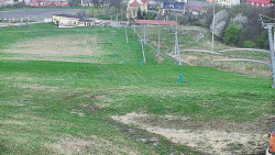 Horní část sjezdovky skiareálu Hlubočky