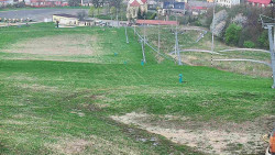 Horní část sjezdovky skiareálu Hlubočky