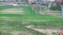 Horní část sjezdovky skiareálu Hlubočky