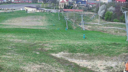 Horní část sjezdovky skiareálu Hlubočky