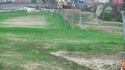 Horní část sjezdovky skiareálu Hlubočky