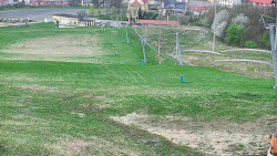 Horní část sjezdovky skiareálu Hlubočky