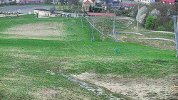 Horní část sjezdovky skiareálu Hlubočky