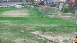 Horní část sjezdovky skiareálu Hlubočky