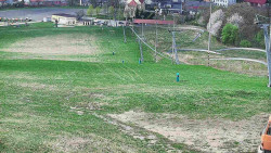 Horní část sjezdovky skiareálu Hlubočky