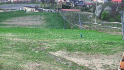 Horní část sjezdovky skiareálu Hlubočky