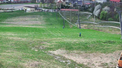 Horní část sjezdovky skiareálu Hlubočky