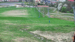 Horní část sjezdovky skiareálu Hlubočky