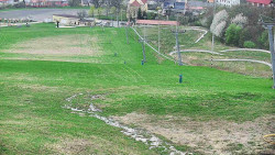 Horní část sjezdovky skiareálu Hlubočky