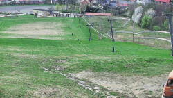 Horní část sjezdovky skiareálu Hlubočky