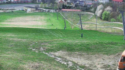 Horní část sjezdovky skiareálu Hlubočky