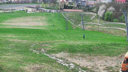 Horní část sjezdovky skiareálu Hlubočky