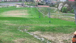 Horní část sjezdovky skiareálu Hlubočky