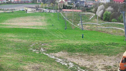 Horní část sjezdovky skiareálu Hlubočky