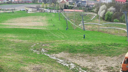 Horní část sjezdovky skiareálu Hlubočky