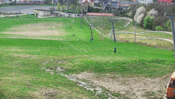 Horní část sjezdovky skiareálu Hlubočky