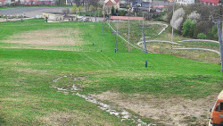 Horní část sjezdovky skiareálu Hlubočky