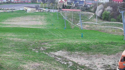 Horní část sjezdovky skiareálu Hlubočky