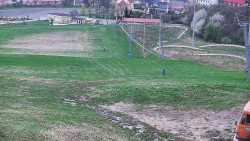 Horní část sjezdovky skiareálu Hlubočky