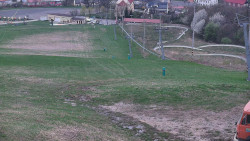 Horní část sjezdovky skiareálu Hlubočky