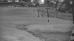 Horní část sjezdovky skiareálu Hlubočky