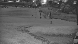 Horní část sjezdovky skiareálu Hlubočky