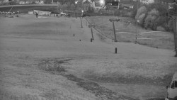 Horní část sjezdovky skiareálu Hlubočky