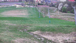 Horní část sjezdovky skiareálu Hlubočky