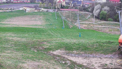 Horní část sjezdovky skiareálu Hlubočky