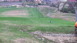 Horní část sjezdovky skiareálu Hlubočky