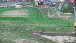 Horní část sjezdovky skiareálu Hlubočky