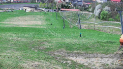 Horní část sjezdovky skiareálu Hlubočky