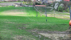 Horní část sjezdovky skiareálu Hlubočky