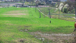 Horní část sjezdovky skiareálu Hlubočky