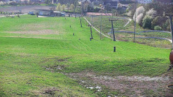 Horní část sjezdovky skiareálu Hlubočky