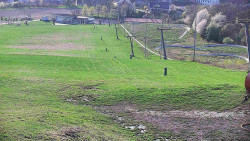 Horní část sjezdovky skiareálu Hlubočky