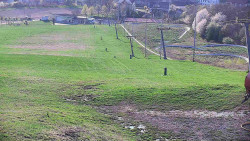 Horní část sjezdovky skiareálu Hlubočky