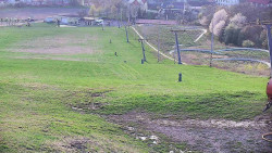 Horní část sjezdovky skiareálu Hlubočky