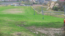 Horní část sjezdovky skiareálu Hlubočky