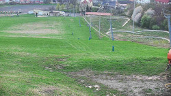 Horní část sjezdovky skiareálu Hlubočky