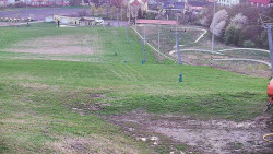 Horní část sjezdovky skiareálu Hlubočky