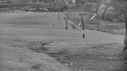 Horní část sjezdovky skiareálu Hlubočky