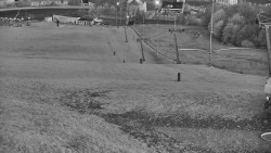 Horní část sjezdovky skiareálu Hlubočky