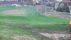 Horní část sjezdovky skiareálu Hlubočky