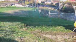 Horní část sjezdovky skiareálu Hlubočky