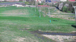 Horní část sjezdovky skiareálu Hlubočky