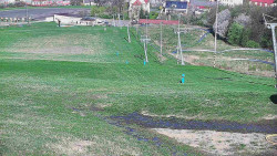 Horní část sjezdovky skiareálu Hlubočky