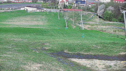 Horní část sjezdovky skiareálu Hlubočky