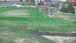 Horní část sjezdovky skiareálu Hlubočky