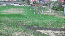 Horní část sjezdovky skiareálu Hlubočky